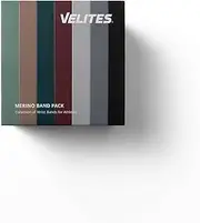 Velites Merino Wool Wrist Wraps - Maximum Performance, Support and Absorbency, Heat Regulating and Durable, One Size, Plain
