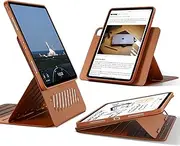 ESR for iPad Pro 12.9 Case (6th/5th Generation, 2022/2021), Removable Magnetic Cover, Adjustable Portrait/Landscape Stand with Raised Display View, 9 Standing Angles, Shift Series, Brown