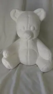 Soft Sculpture Teddy Bear 9" Ceramic Bisque Ready to Paint