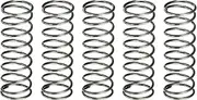 uxcell 5Pcs Compression Spring, 10mm OD, 0.8mm Wire Size, 30mm Free Length, Spring Steel Construction Extended Mechanical Compression Springs for Shop and Home Repairs, Silver Tone