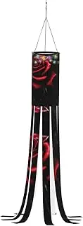 Halloween Garden red and Roses Windsock Lights Halloween Lighted Windsock for Patio Yard Pathway Party Decor