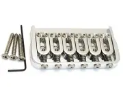 NEW Hipshot Fixed .125 Hardtail Electric Guitar BRIDGE Made in USA Chrome 41060C
