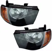 Pair Headlights Mitsubishi Triton 07/06-07/09 New Front ML GLS GLX-R VR 08 Lamps