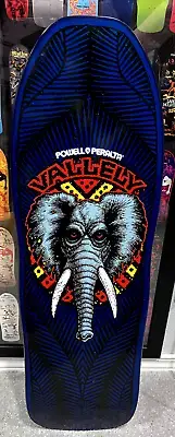 Powell Peralta Mike Vallely Skateboard Deck Blue Elephant Reissue New
