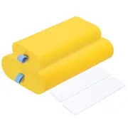 2 Pcs Self-Adhesive Slide Out Drawer Attachable Organizer Under Desk Box, Yellow