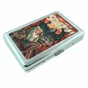 Scream Horror Comic Silver Metal Cigarette Case RFID Protection Wallet