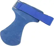 MOBUTOFU Anti-Slip Wristband Sports Palm Pads Weightlifting Gloves Barbell-Lifting Wrist Straps Guard Gloves Non-Slip Palm Protectors Wrist Straps for Fitness Weightlifting Palm Pads Sky-Blue
