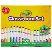 Crayola Washable Markers Classroom Pack 120 Pieces