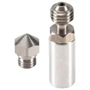 0.4mm MK10 All Metal Hotend Kit Nozzle for Wanhao, FlashForge, PowerSpec silver