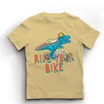 T 恤 DISTRO 男孩 CHARACTER DINO BIKE 搞笑進口 1 10 歲 HYPELANE KIDS