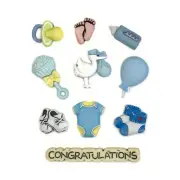 Baby Boy Items - 4423 - Buttons Galore Embellishments - Craft Sewing Scrap