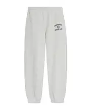 Elastic waist sweatpants XL mottled gray