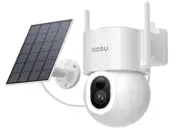 AOSU Security Cameras Wireless Outdoor, 3K/5MP Solar Powered Cameras for Home