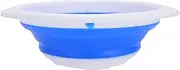 Baxnore Plastic Basin, Collapsible Basin, Comfortable Grip Washing Basin, Hanging Dish Basin, Multifunctional Water Container for Outdoor Travel (S)