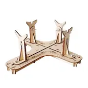 Airplane Building Jig Berth Aircrafts Hobby Stand for 1/32 to 1/144 Scale Models Only Wheel assembly