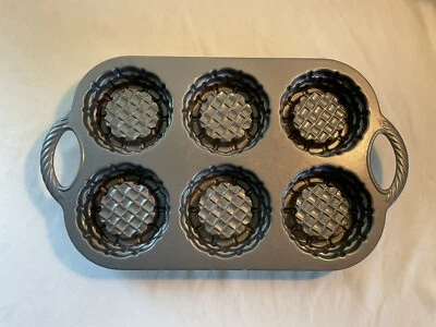 Nordic Ware Nonstick Shortcake Baskets Pan strawberry Easter dessert Waffle