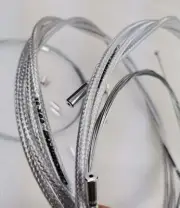 JAGWIRE BRAIDED SL SLICK LUBE HOUSING CABLE COMPLETE BRAKE GEAR KIT SILVER