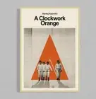 A Clockwork Orange Mid Century Movie Poster Film Poster No Frame, Movie Poster