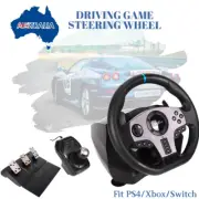 PXN Racing Gaming Steering Wheel Set With Car Driving Pedal For PS4/Xbox/Switch