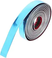 ETHZZLE 3m Silver Car Trim Strip Flexible Moulding Protector for Bumper Window Chrome-plated Easy Installation with Adhesive Tape for Cars Suvs Trucks