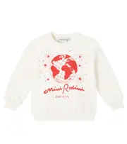 [Mini Rodini] Mini Rodini Society cotton sweatshirt Y 10/11 white