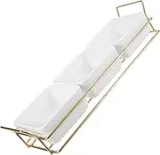 Alipis 1 Set Snacks Plate Appetizer Platter Dish Fruit Desserts Candy Plate Chips and Dip Serving Dish