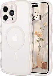 VENINGO iPhone 15 Pro Case, Comfortable and Skin-Friendly Frosted Translucent Back Shockproof Phone Cover Compatible with Magsafe, Anti-Fingerprint Matte Case for iPhone 15 Pro 6.1", Stone