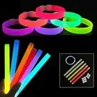 2x Mixed Colour Glow Sticks Bracelets Party Glowstick Glow Celebration Decor