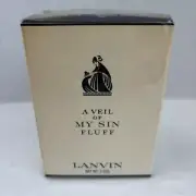 NEW Lanvin A Veil Of My Sin Fluff 3 OZ Sealed Vintage Discontinued