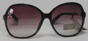 NEW!! Franco Sarto Black & Gold Metal 100% UVA & UVB Protection Sunglasses