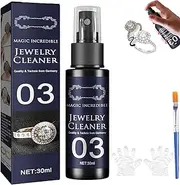 PaleoResin Jewelry Cleaner 03 for All Jewelry, Anti Tarnish Jewelry Cleaner, Magic Incredible Jewelry Cleaner 03, Quick Jewelry Cleaning Spray (1PC)