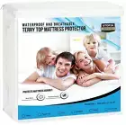 Mattress Protector Waterproof Breathable Pad Bed Bug Cover Topper King Size