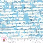 Moda BLUEBELL 16962 11 Cloud White Blue JANET CLARE Quilt Fabric