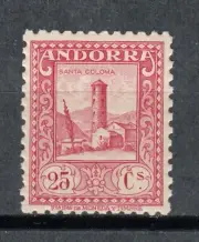 ANDORRA ESPAÑOLA EDIFIL 20D** NUEVO SIN CHARNELA. PAISAJES ANDORRA. AÑO 1931