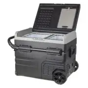 45L Brass Monkey Dual Zone 12V Portable Fridge Freezer with Battery Compartment