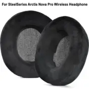 2Pcs Lint Ear Cushion Earpads for SteelSeries Arctis Nova Pro Wireless