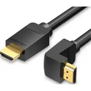 Vention AAQBH HDMI Right-Angle Cable - 2m - Black 270-degree angle [AAQBH]