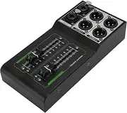 Passive Stereo Monitor Volume Controller, 1in2 Out Passive Stereo Studio Controller, Sound Level Adjuster Passive Stereo Controller, Plug and Play, for Studio and Home Sound System