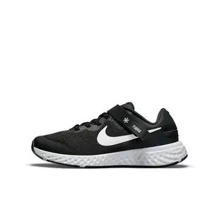 NIKE 運動鞋 女鞋 大童 童鞋 慢跑鞋 緩震 REVOLUTION 6 FLYEASE NN 4E GS 黑 DO5065-003