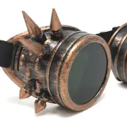 Steampunk goggles glasses vintage cyber goth punk motorcycle biker sunglasses