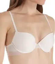 DKNY Women's 36DD Vanilla Rose Litewear Fishnet Spacer T-Shirt Bra NEW