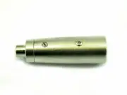 MICROPHONE ADAPTER STANDARD RCA JACK TO 3 PIN MALE XLR STYLE JACK