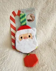 NWT Sunny Days Christmas Tree Baby Teether & Crinkle Book Textures Baby Toddler