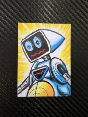 Herbie The Robot (Fantastic Four) Original Sketch Card Art