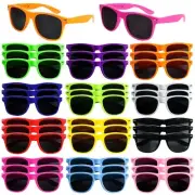 36 Pack 12 Color Neon Sunglasses Party Favors,80’s Retro Style Perfect Colorf...