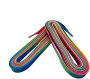 Double Braided Skate Laces, Waxed Tip for Roller Skates, Double Braided Roller Skate Laces - Great Skating Accessory for Inline Skates, Ice Skates, Hockey Skates and Roller