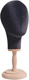 Ysyqkn Hat Holder Display Manikin Head Versatile Cap Storage Rack for Beginner Stylist Styling Drying, black
