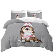 Cute Corgi Dog as A Unicorn Corgicorn Quilt Cover