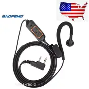 2 Pin K-type Headset Earpiece Mic PTT For Baofeng UV-5R BF-888S Kenwood Radios