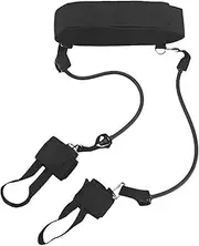 Workout Jumping Bands, Vertical Jumping Trainer, Jump Resistant Bands with Ankle Straps, Jump Trainer Elastic Resistant Bands, Core Strength Bands for Basketball, Volleyball and Jump